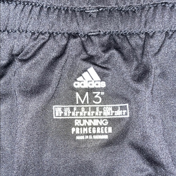NWOT Adidas Black and Light Pink Athletic Running Shorts with Reflective Details - Picture 3 of 8
